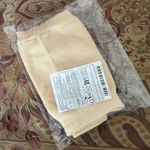 Beige Knee support fitness